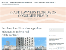 Tablet Screenshot of fraudlawyersflorida.com